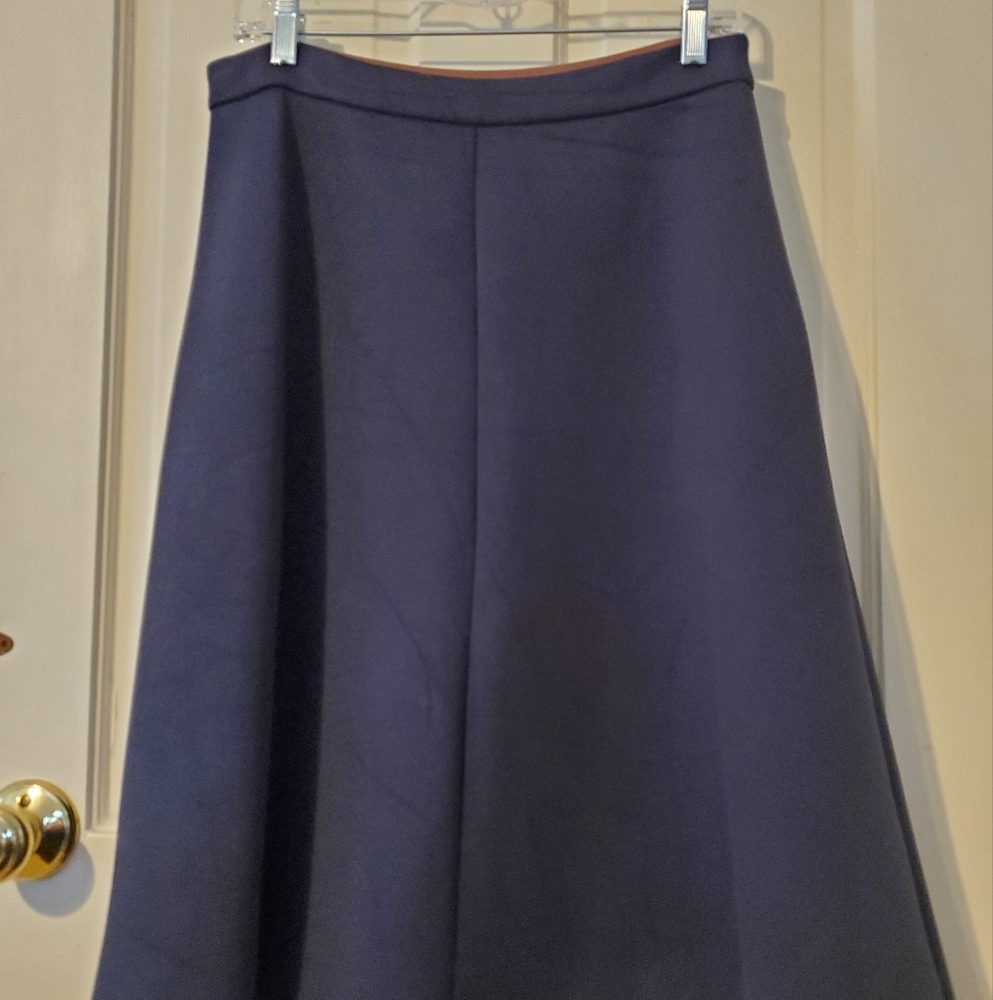 Women's Navy A-Line Skirt